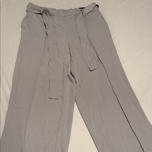 Elegant Women's Wide Leg Gray Pants